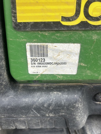 Photo of 2018 John Deere XUV 835M