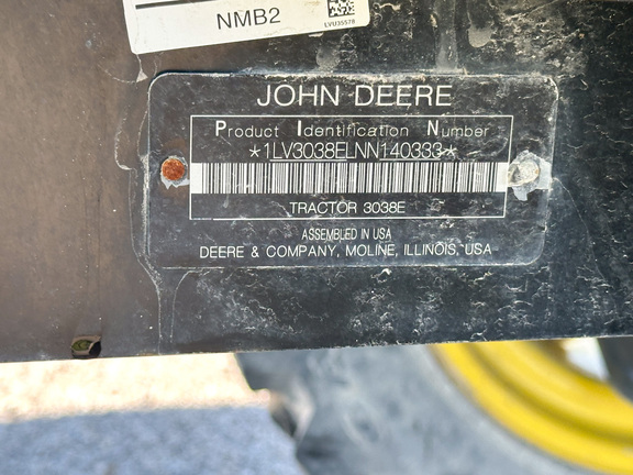 2022 John-Deere 3038E