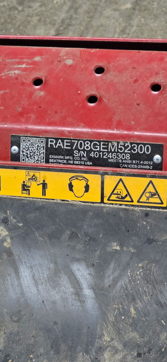 2019 Exmark RAE708GEM Image 5