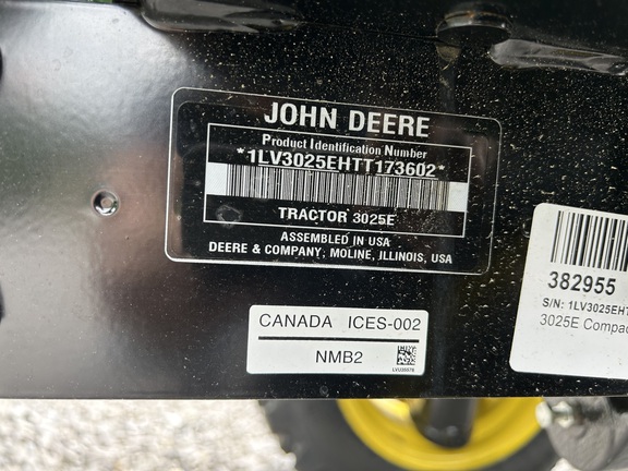 2026 John Deere 3025E