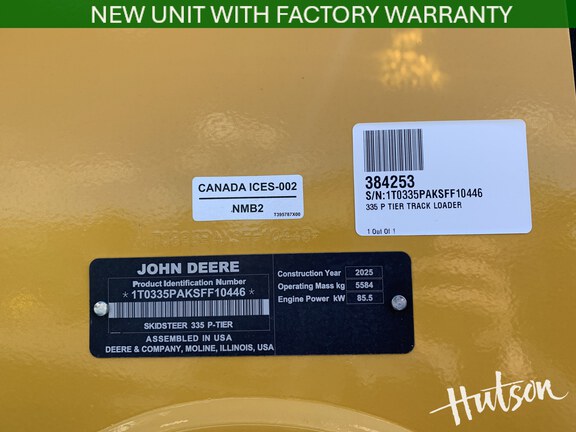Photo of 2025 John Deere 335 P