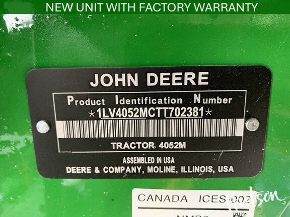 Photo of 2026 John Deere 4052M