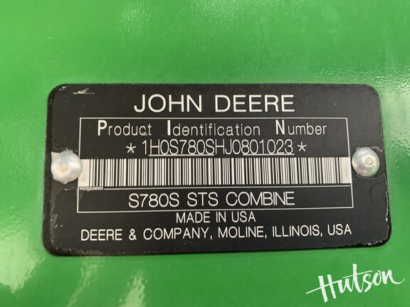 Photo of 2018 John Deere S780