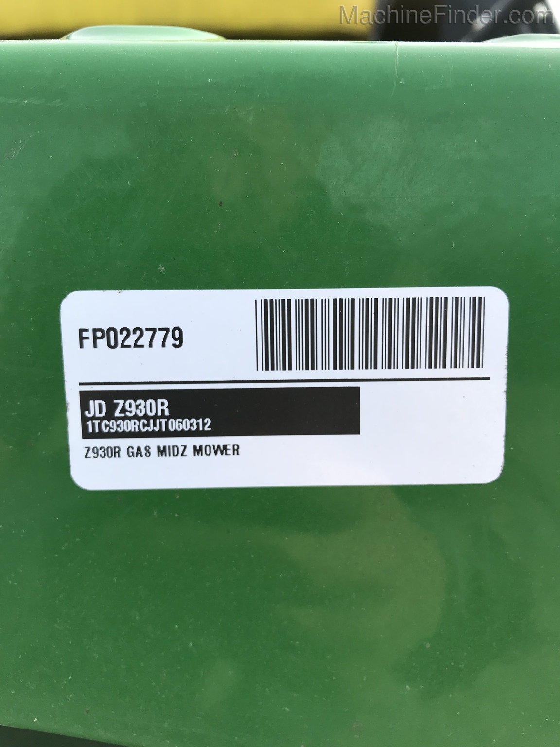 2018 John Deere Z930R Image 7