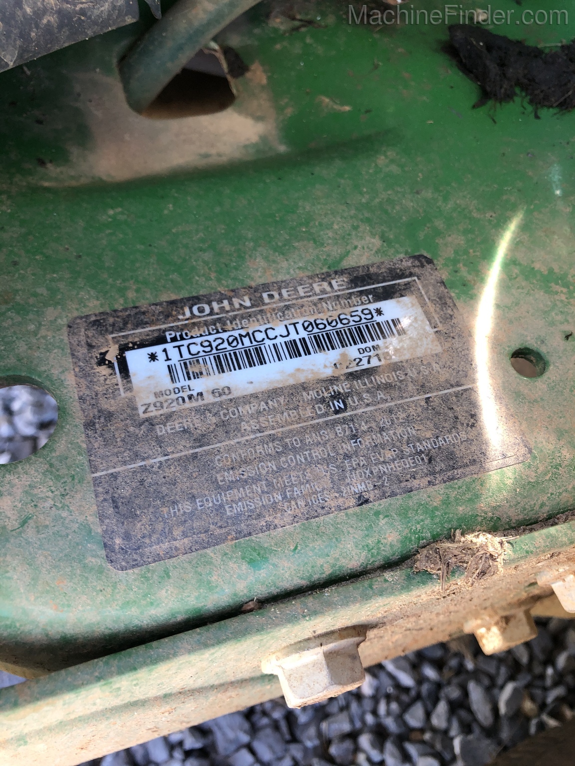 2018 John Deere Z920M Image 8