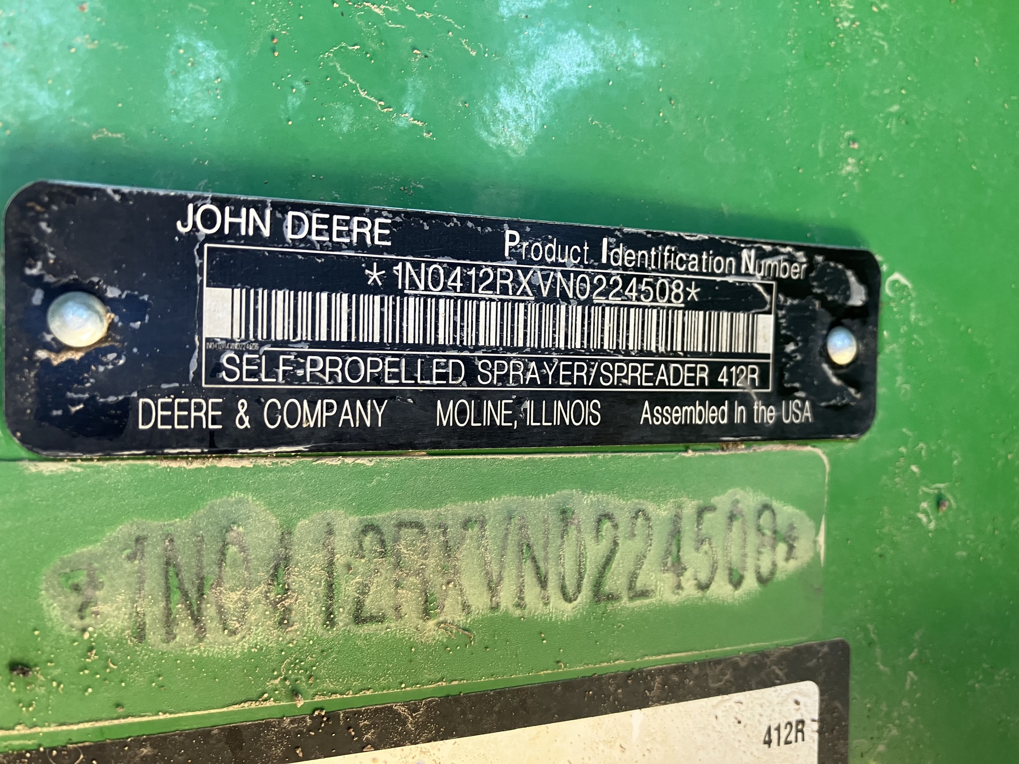  2022 John Deere 412R at Heritage Tractor in Joplin, MO
