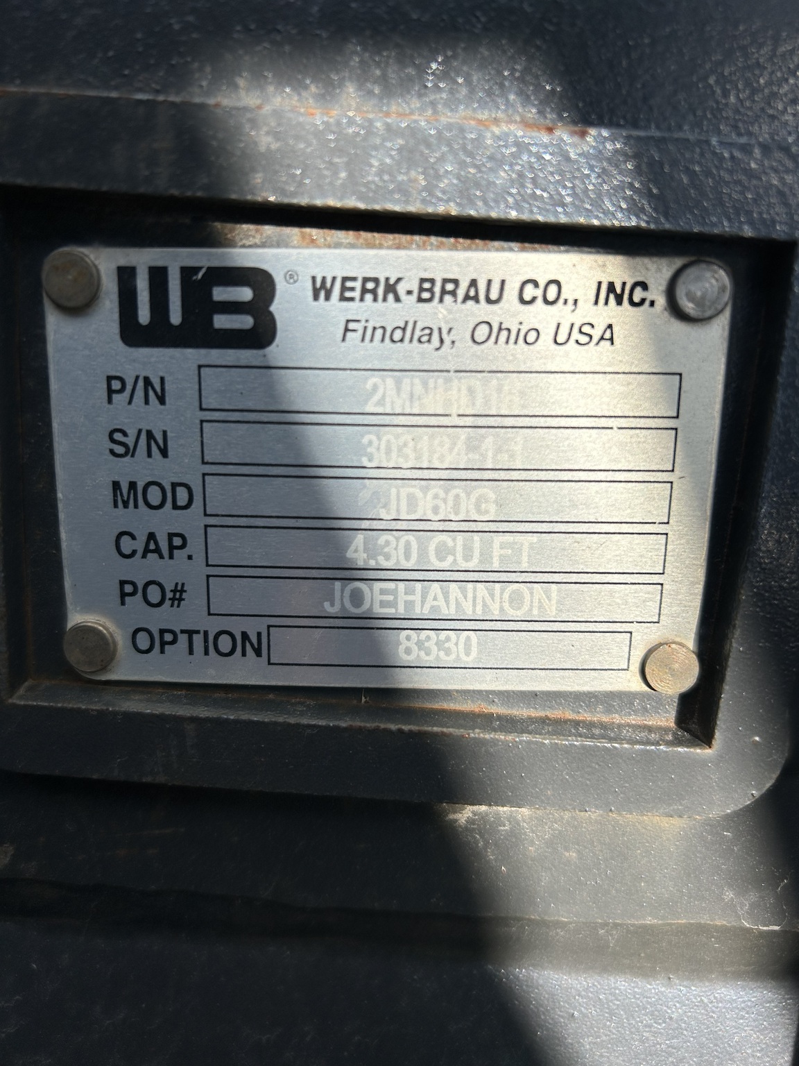  2019 Werk Brau 2MNHD16 at Heritage Tractor in Olathe, KS