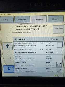 John Deere 2630 W/AUTOTRAC SF2 & SECTION CONTROL Image 5