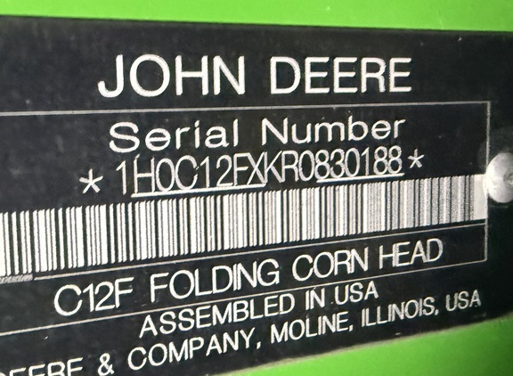 Photo of 2024 John Deere C12F