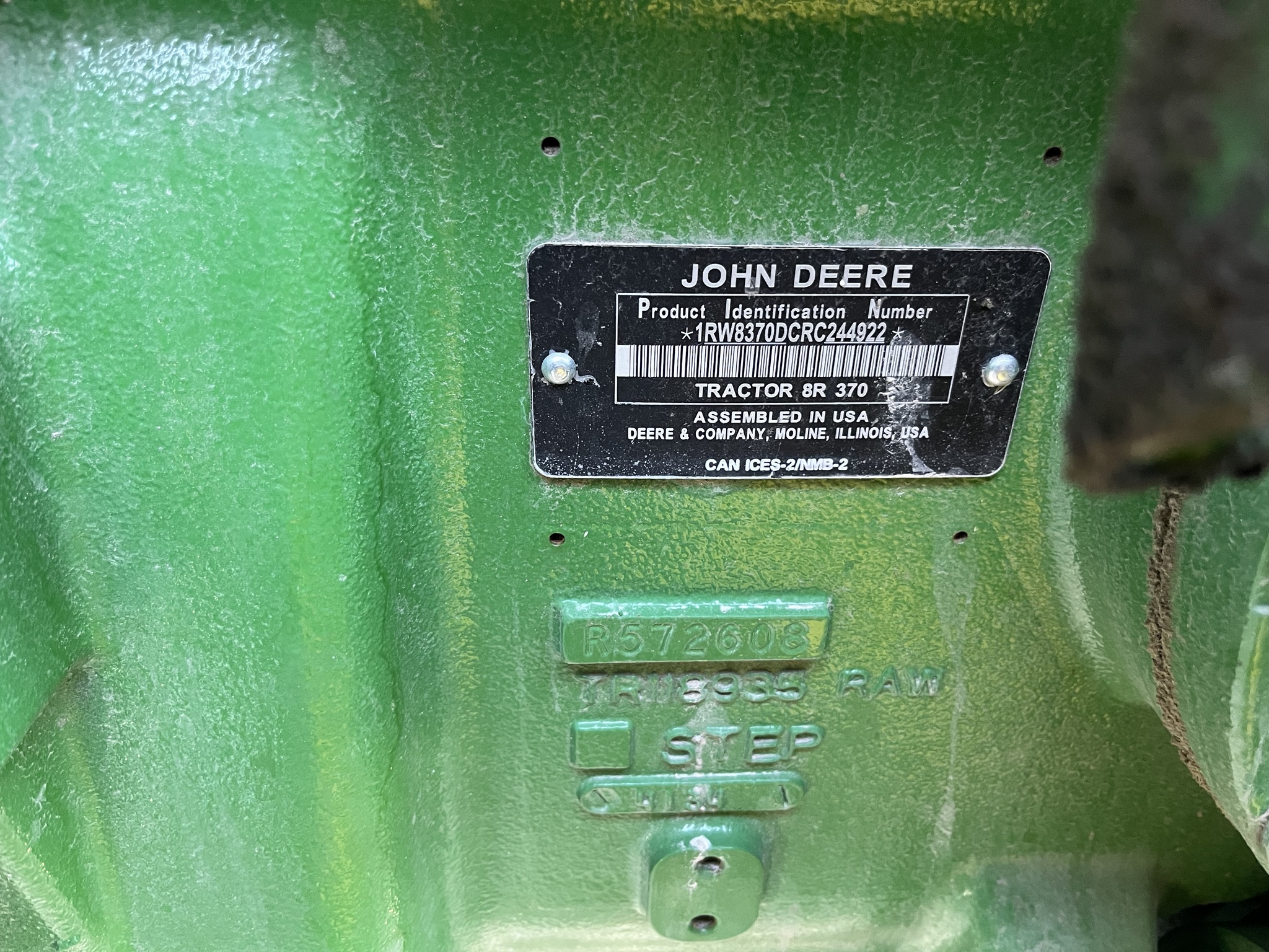  2024 John Deere 8R 370 at Heritage Tractor in Seneca, KS
