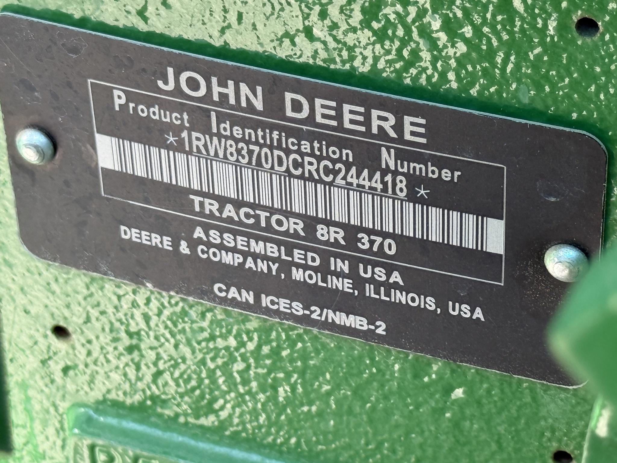 2024 John Deere 8R 370 Image 45
