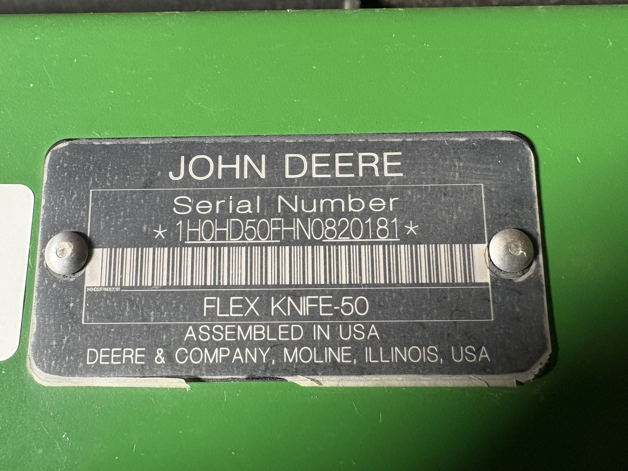 2022 John Deere HD50F Image 22