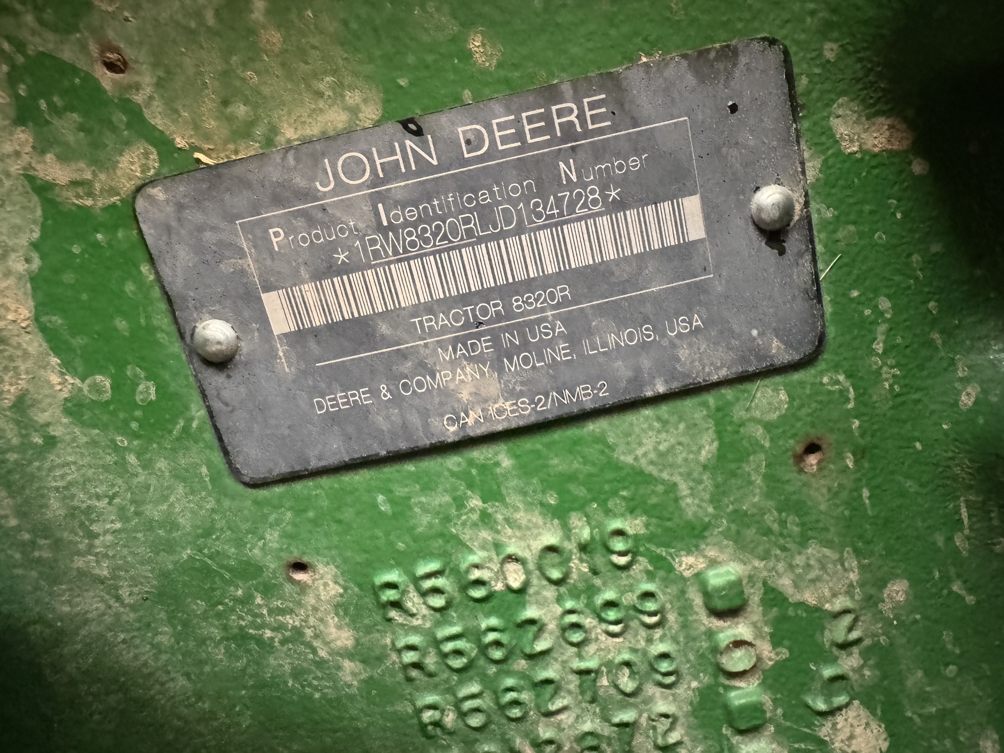 2018 John Deere 8320R Image 12
