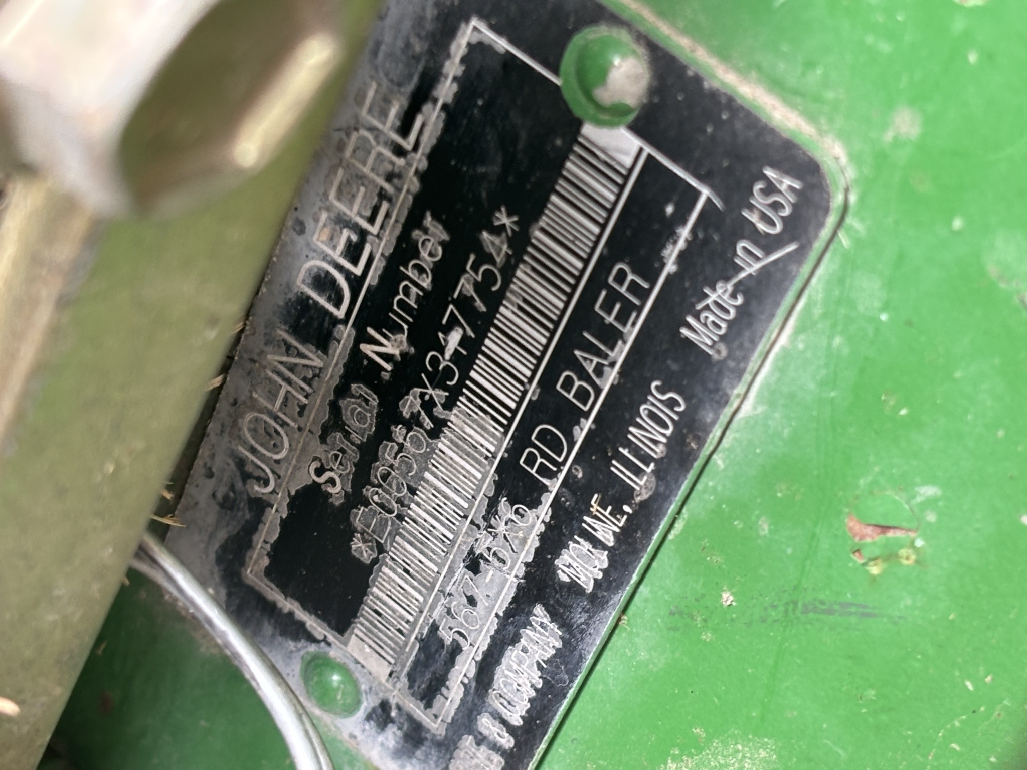  2005 John Deere 567 at Heritage Tractor in Galesburg, IL