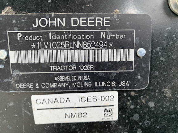 Photo of 2022 John Deere 1025R