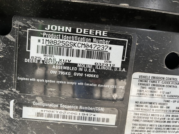 2012 John Deere XUV 825i - Photo26