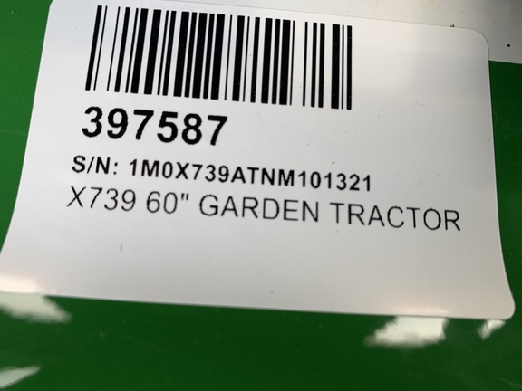 Photo of 2022 John Deere X739