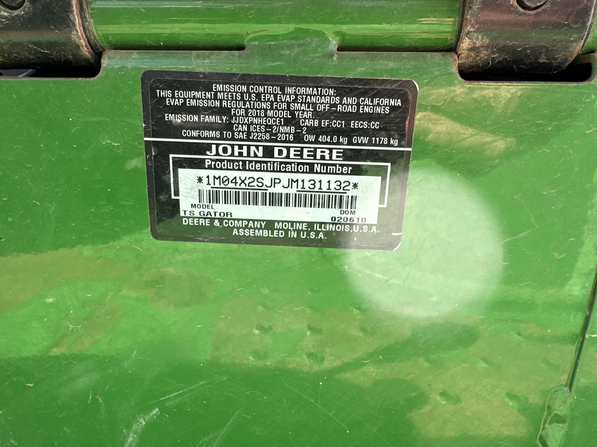 2018 John Deere TS Image 15