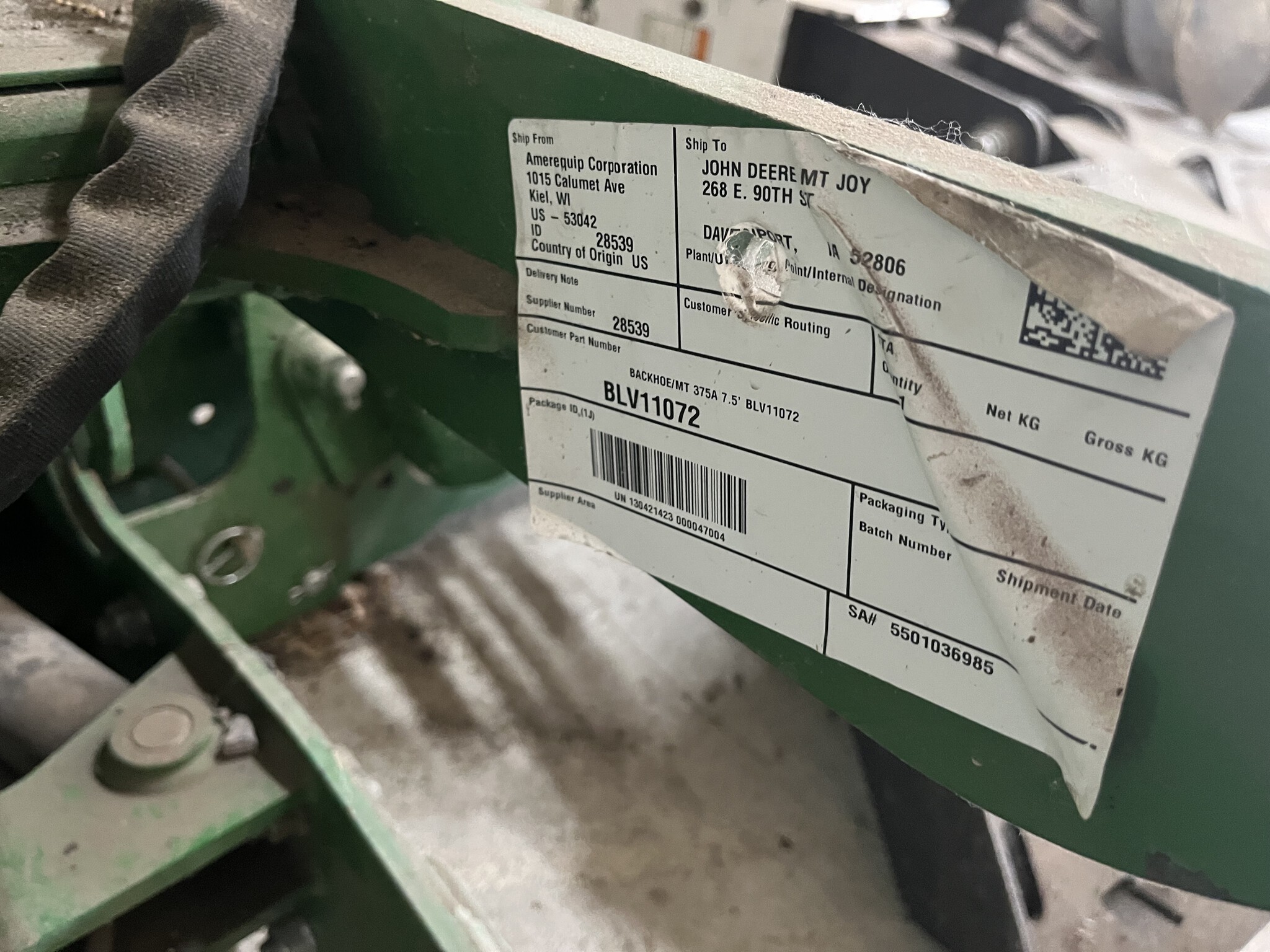 2022 John Deere 375A Backhoe (3R) Image 5