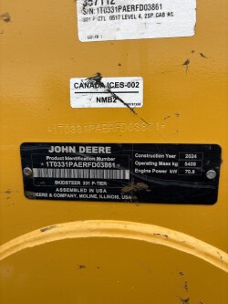 2024 John Deere 331 P