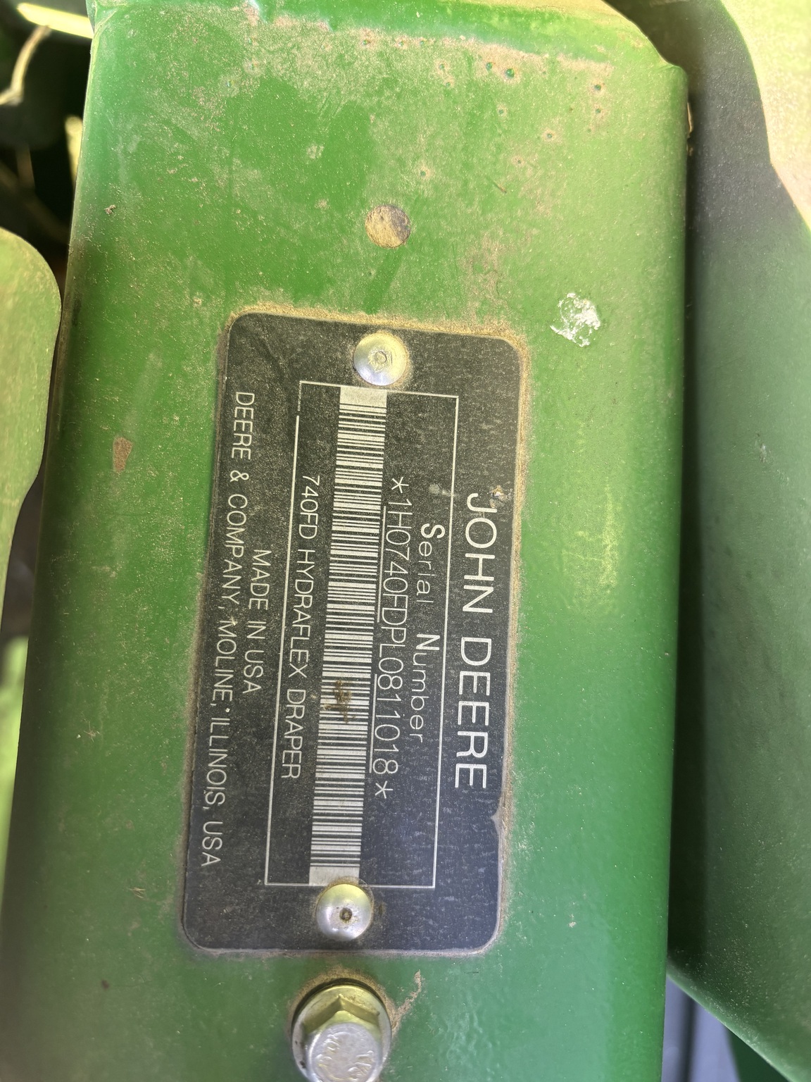 2020 John Deere 740FD Image 11