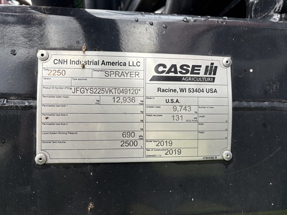 Photo of 2019 Case IH Patriot 2250