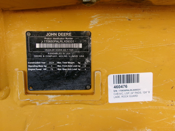 2024 John Deere 650 P
