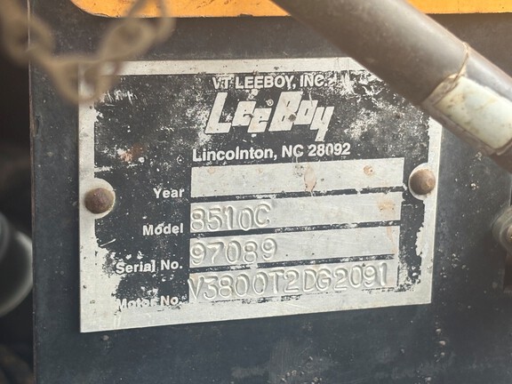 2013 Leeboy 8510C