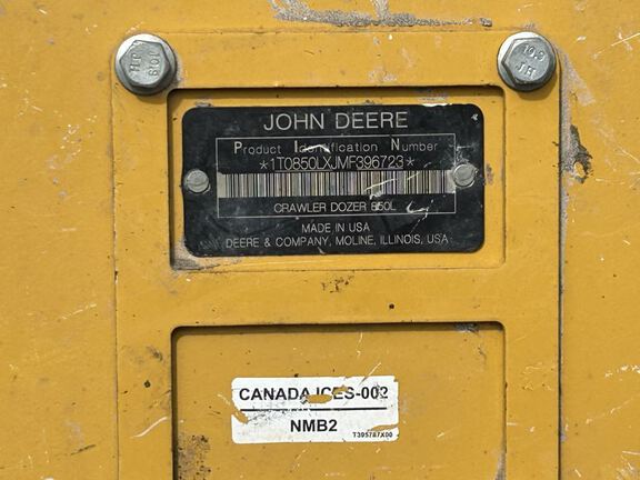 2021 John Deere 850L
