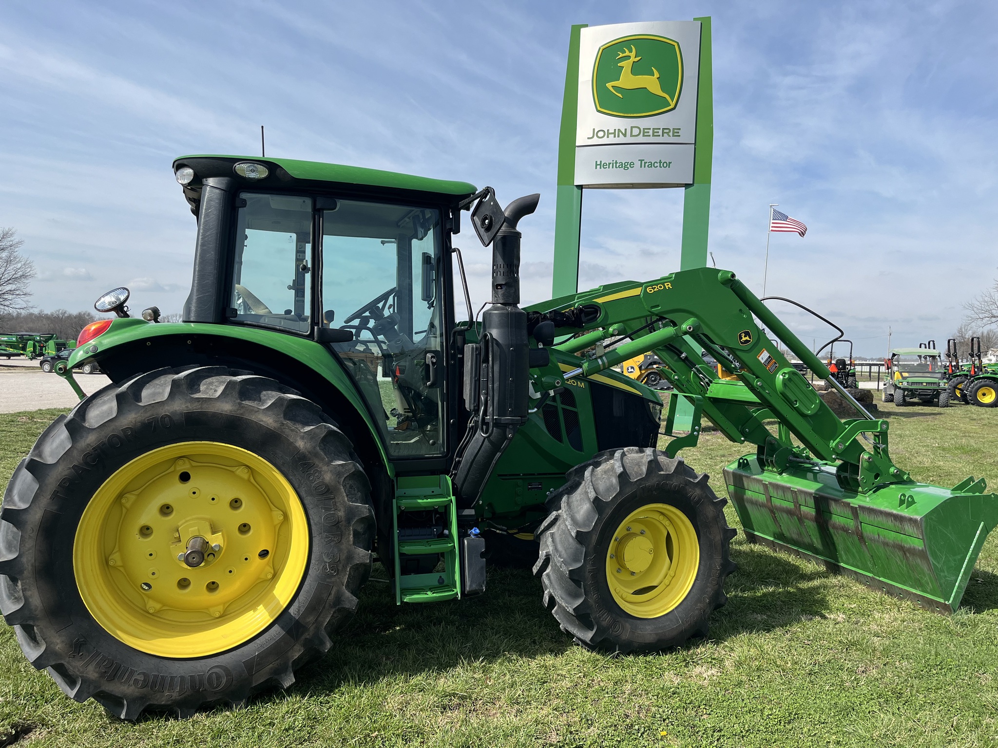  2022 John Deere 6120M at Heritage Tractor in Harrison, AR