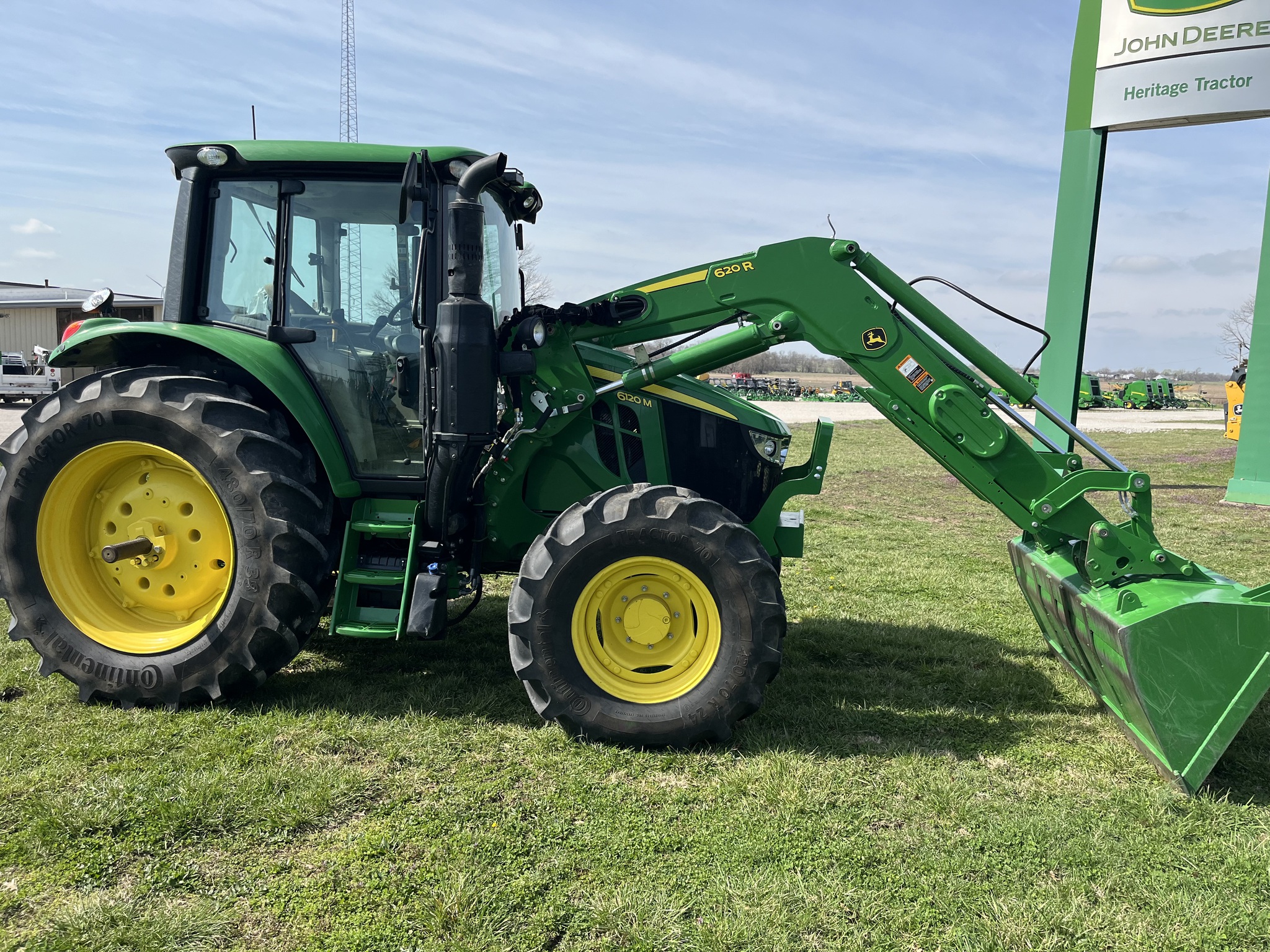  2022 John Deere 6120M at Heritage Tractor in Harrison, AR