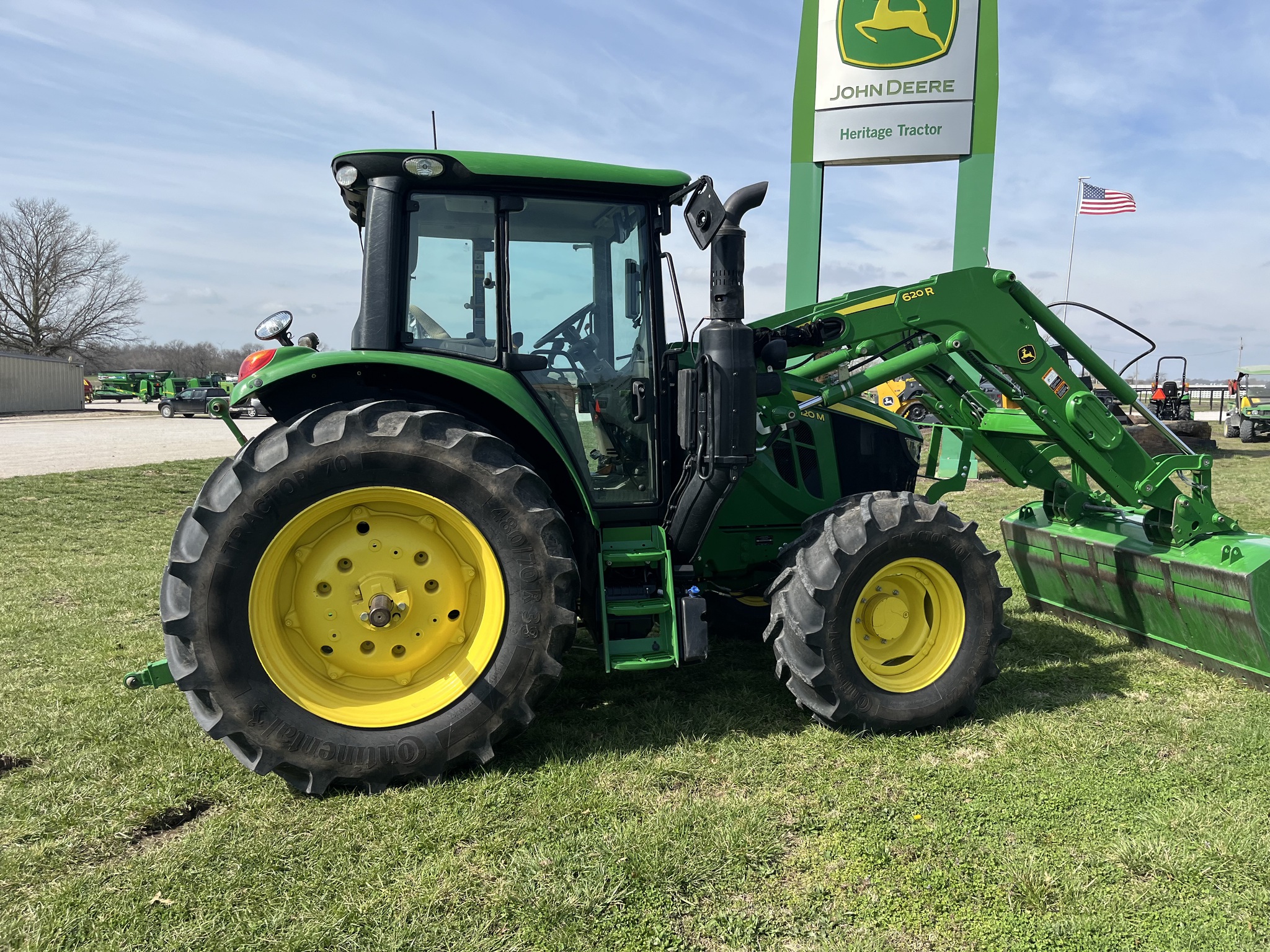  2022 John Deere 6120M at Heritage Tractor in Harrison, AR
