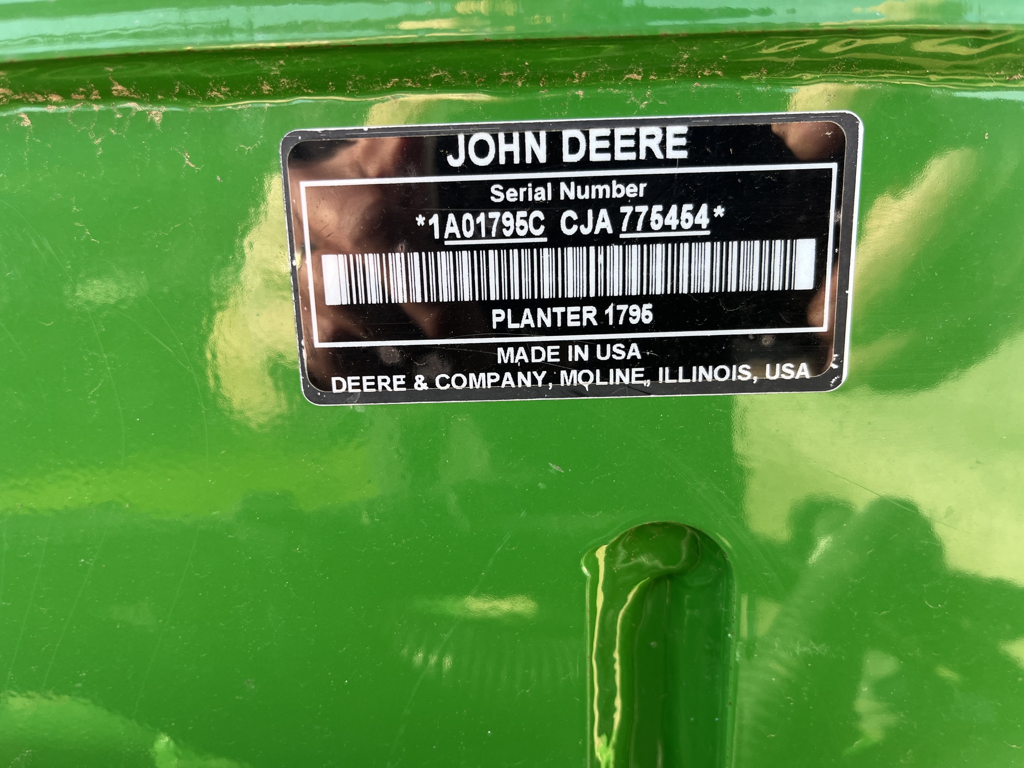  2018 John Deere 1795 at Heritage Tractor in Nevada, MO