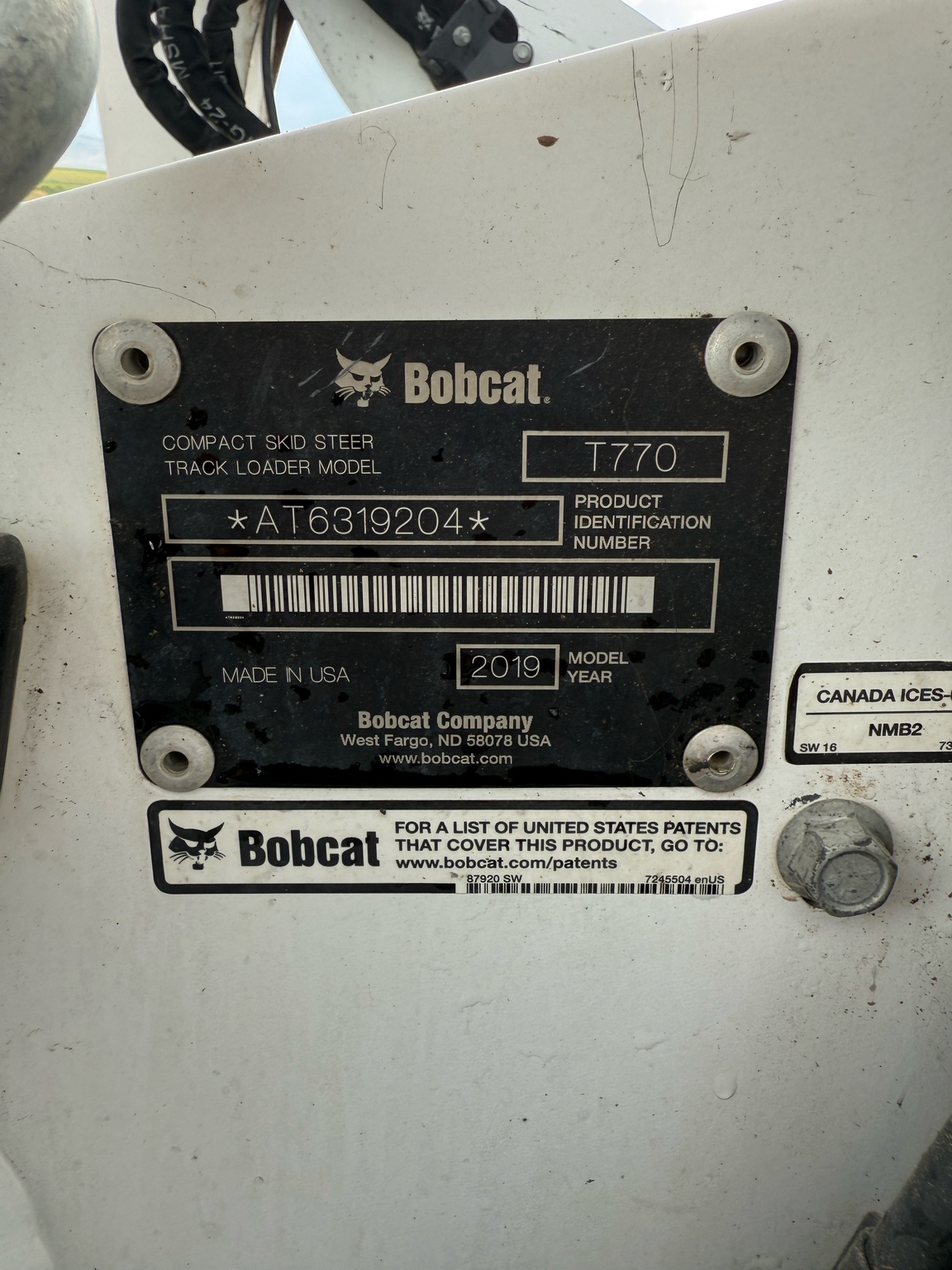 2019 Bobcat T770 Image 4