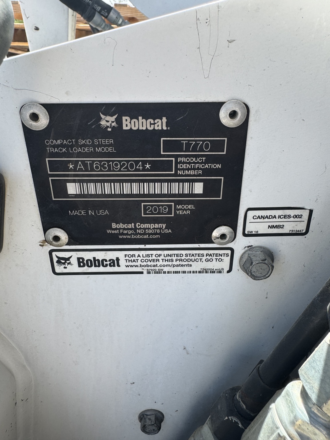 2019 Bobcat T770 Image 13