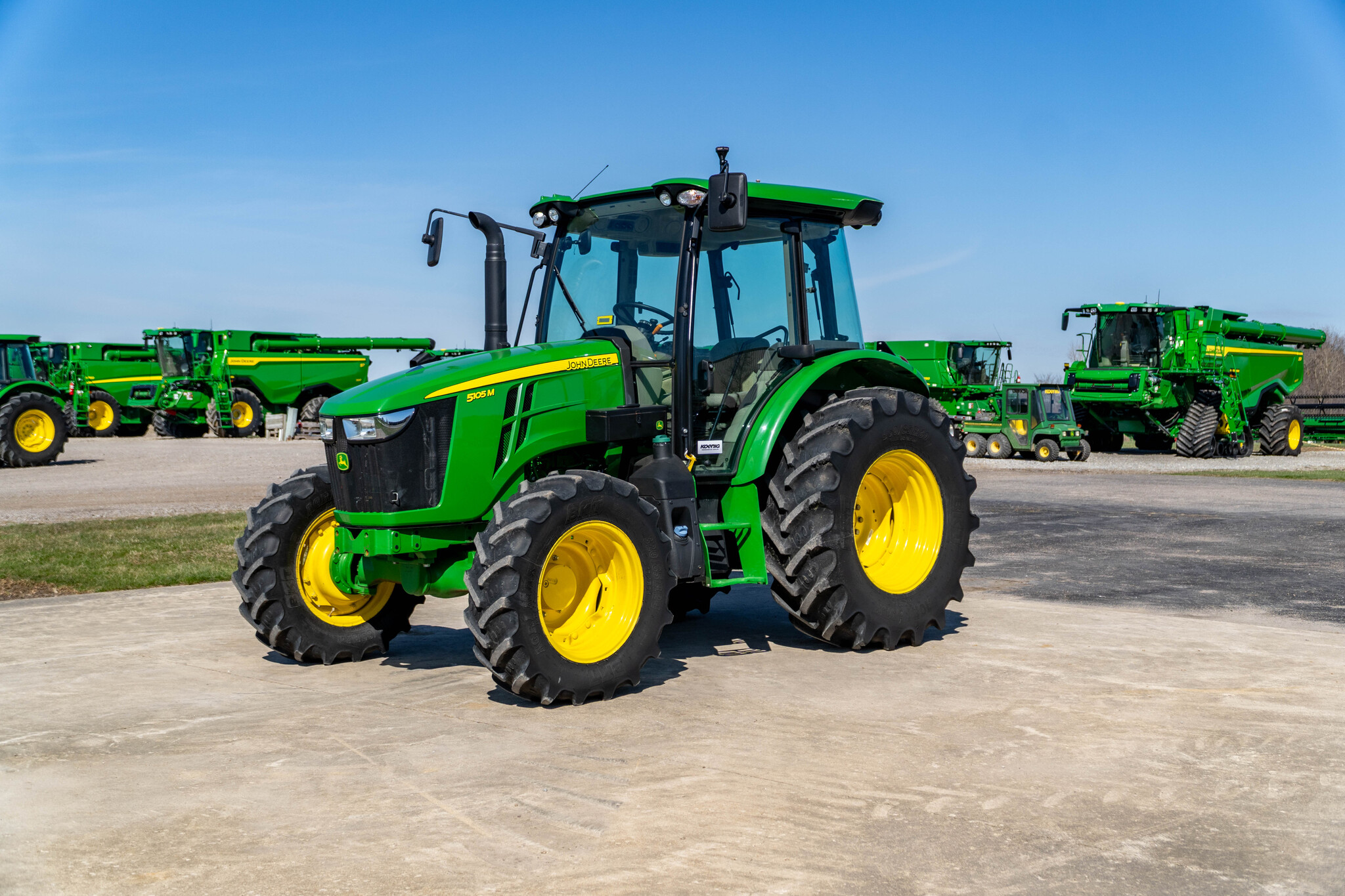 Used 2023 John Deere 5105M Utility Tractors at Koenig Equipment in Anna, OH - PhotoXL0