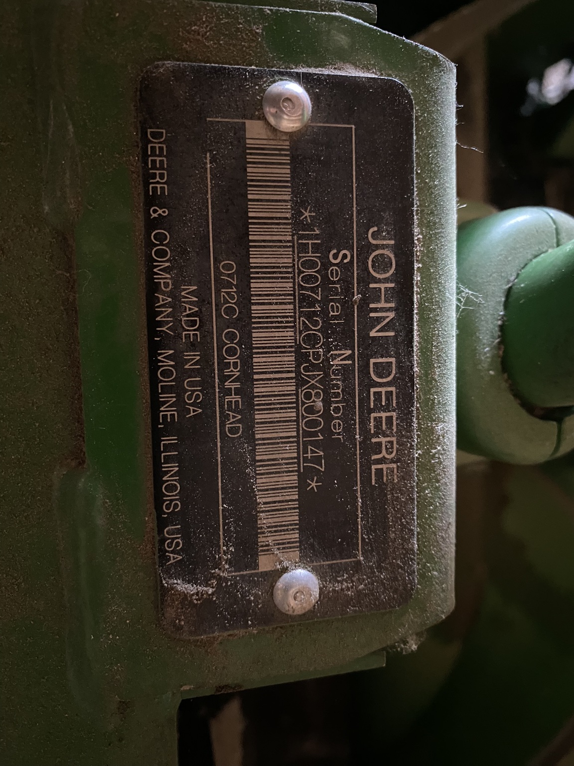 2020 John Deere 712C Image 4