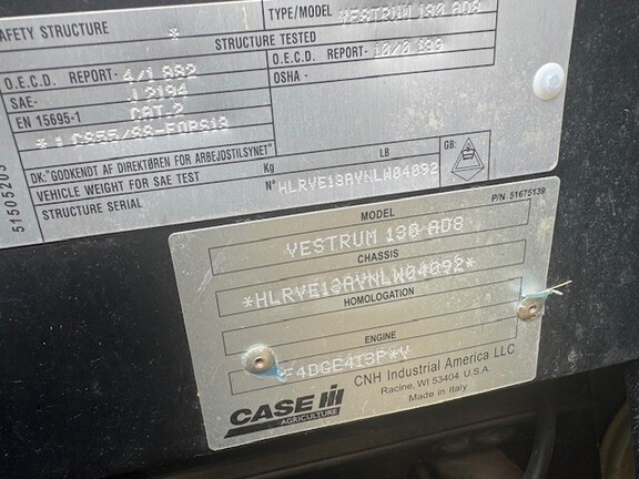 Photo of 2022 Case IH Vestrum 130