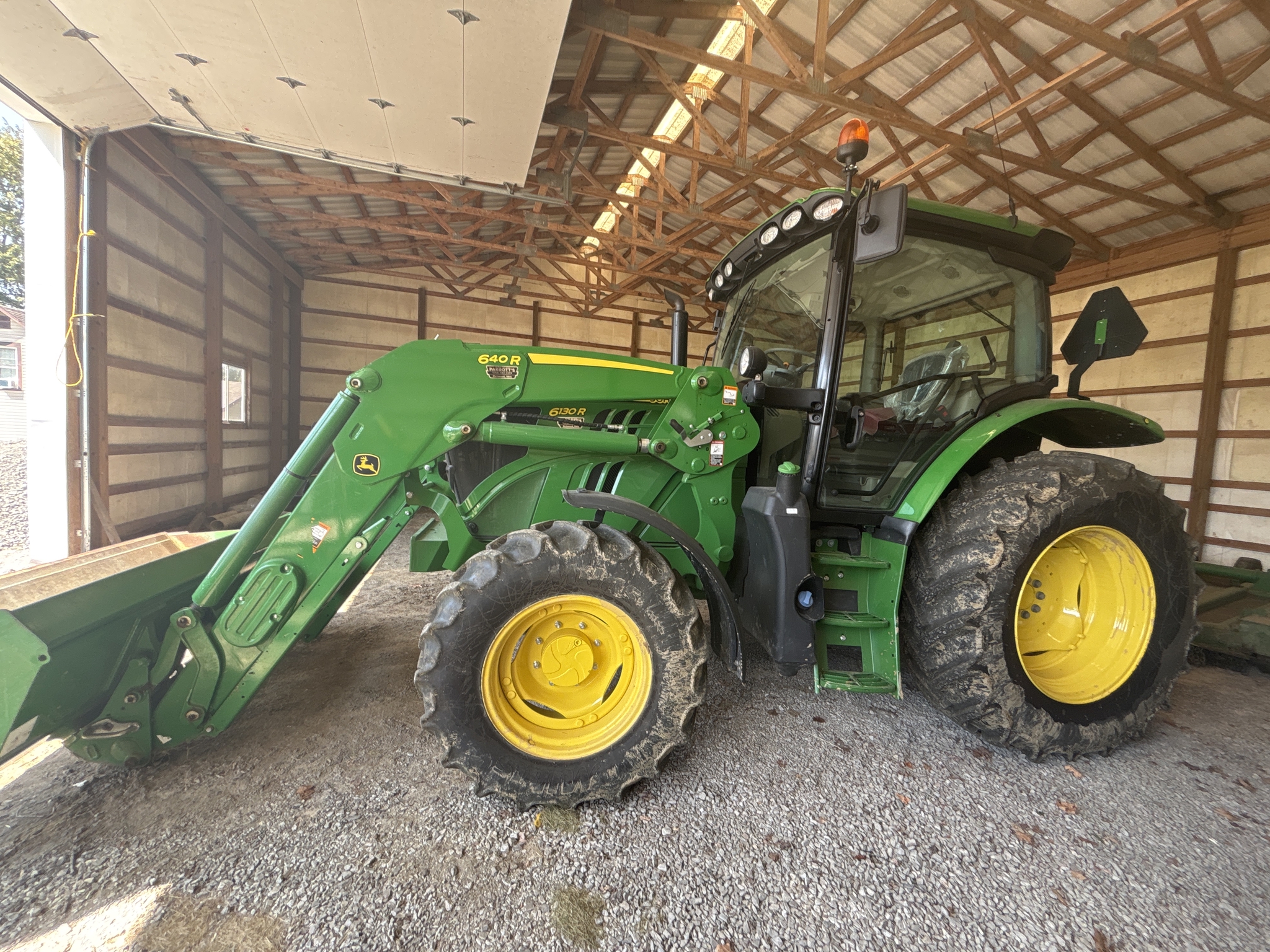 Used 2019 John Deere 6130R Utility Tractors at Koenig Equipment in Urbana, OH - PhotoXL0