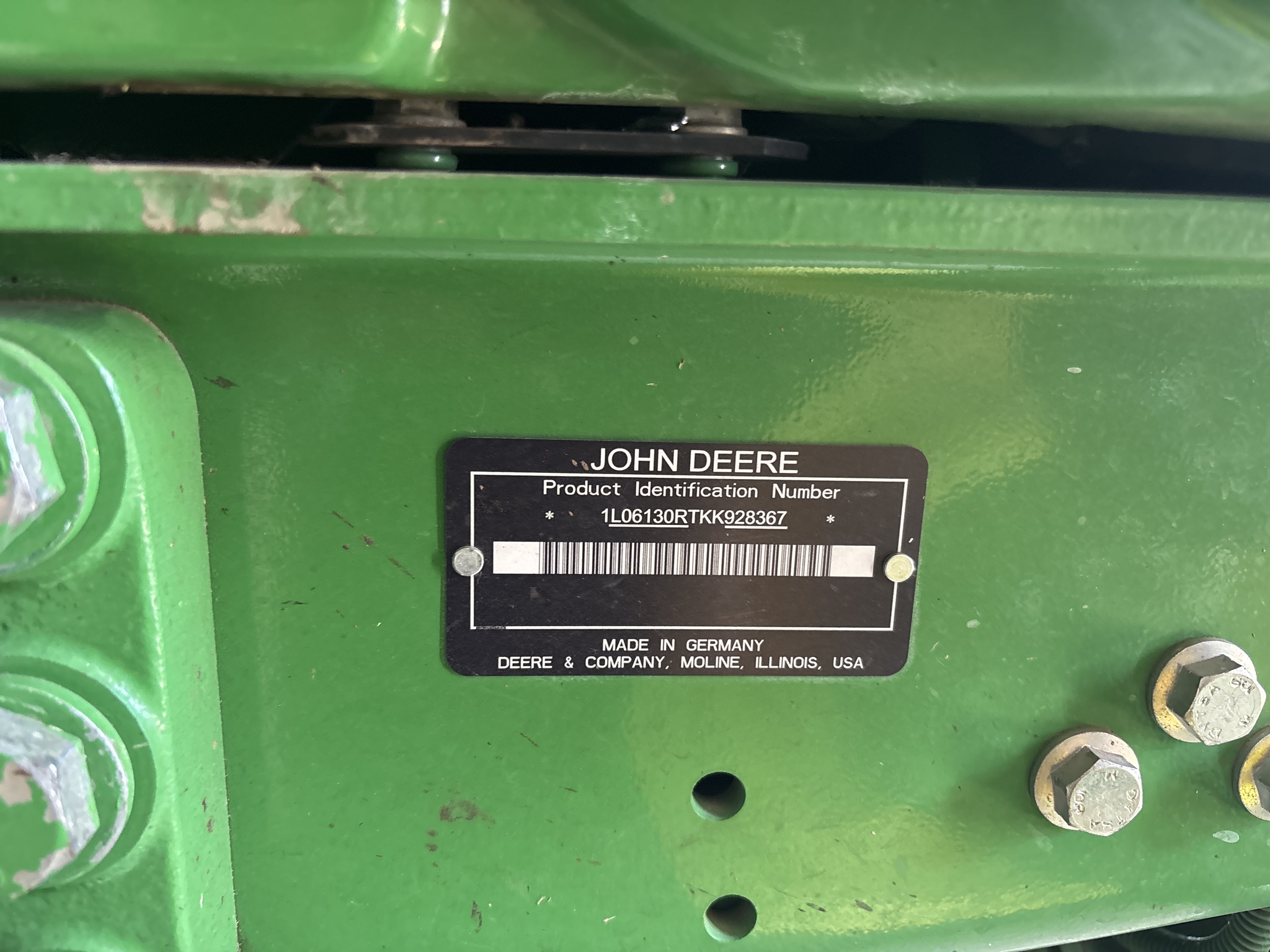 Used 2019 John Deere 6130R Utility Tractors at Koenig Equipment in Urbana, OH - PhotoXL16