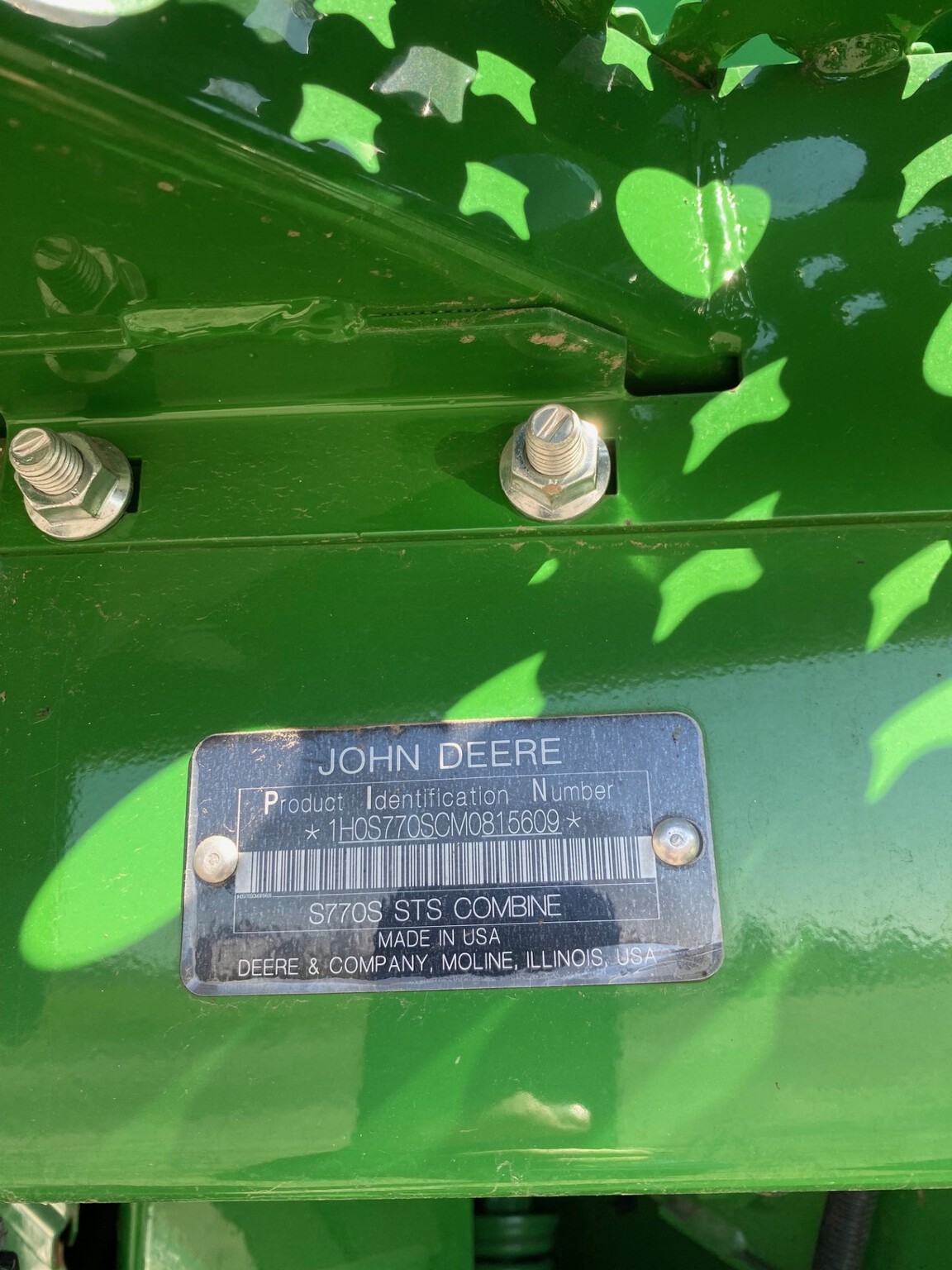2021 John Deere S770 Image 13
