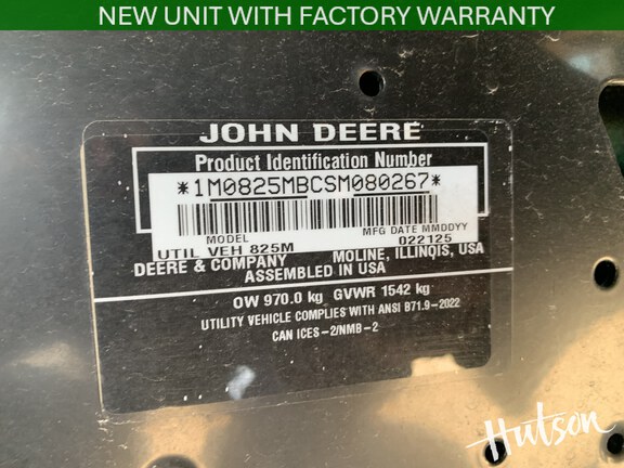 Photo of 2025 John Deere XUV 825I S4