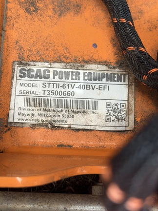 2022 Scag STTII-61V-40BV-EFI