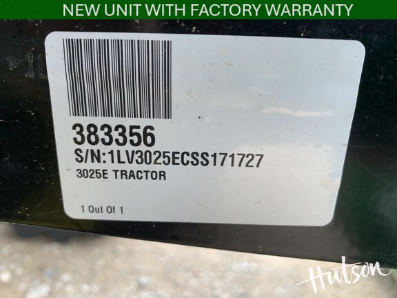 Photo of 2025 John Deere 3025E
