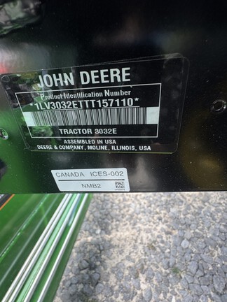2026 John Deere 3032E