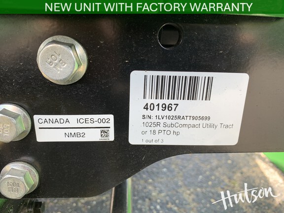 Photo of 2026 John Deere 1025R