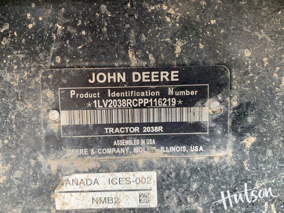 Photo of 2023 John Deere 2038R