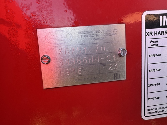 Used 2023 Bourgault XR751-70 Heavy Harrows at Horizon Ag & Turf in Vermilion, AB - Photo10