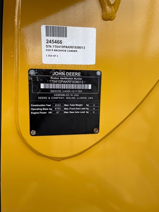 2024 John Deere 410 P-Tier