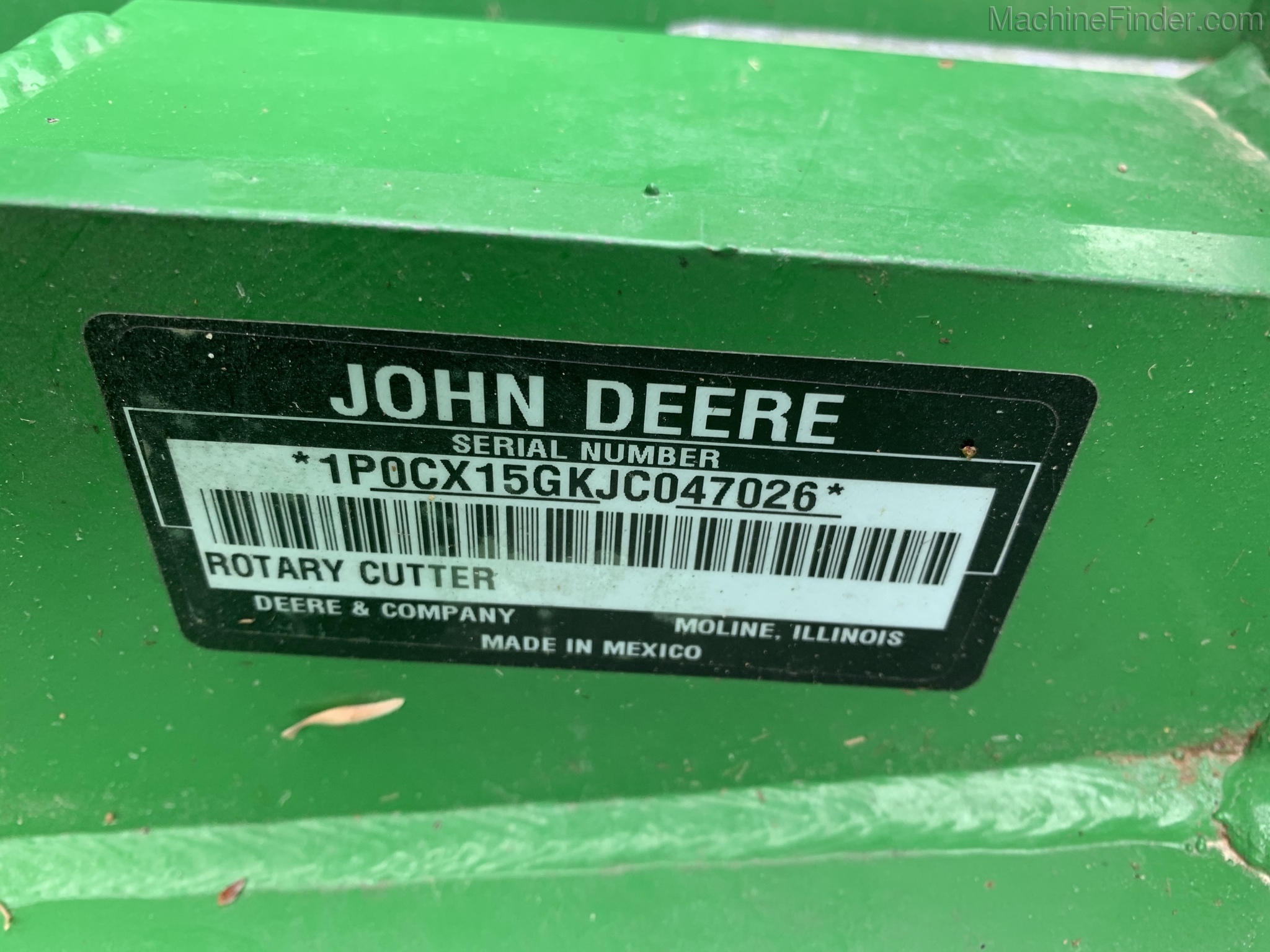 2018 John Deere CX15 Image 6